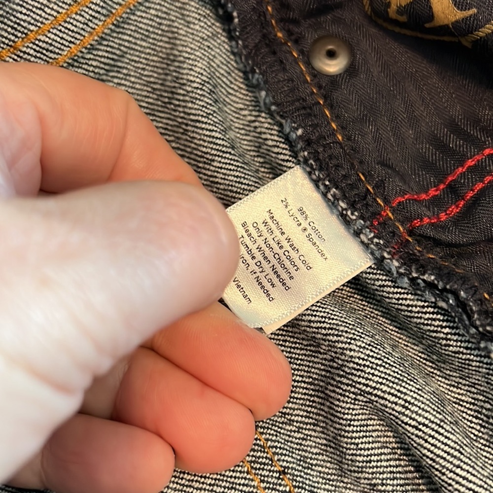Talbots Dark Blue 5-Pocket Skimmer Jeans. Size 12P/31. NWOT. - Picture 4 of 6
